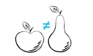 Über das Äpfel-Birnen-Problem beim Angebotsvergleich